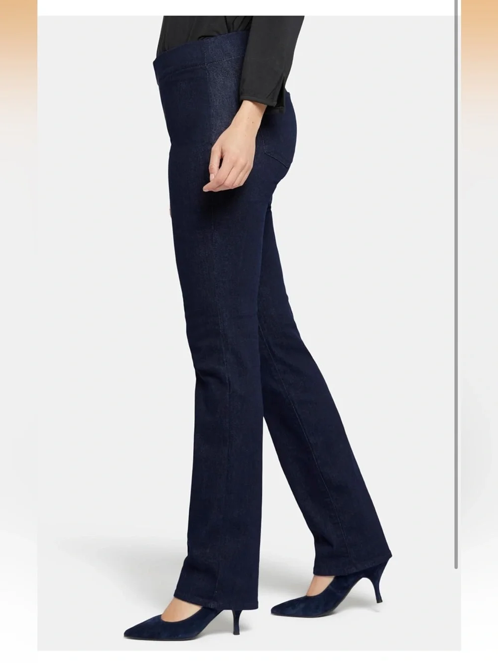 Pull-On Marilyn Straight Jeans - Effortless Comfort and Style 1377/12-1 - Picture 3 of 7